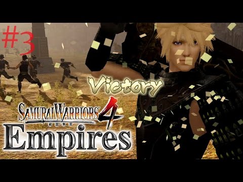 Samurai Warriors 4: Empires | Cloud Strife PS4 Walkthrough Part 3: Battle of Mino-Hida {English, HD}