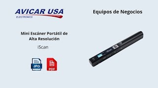 Escáner Portátil iScan - Archivos JPG & PDF