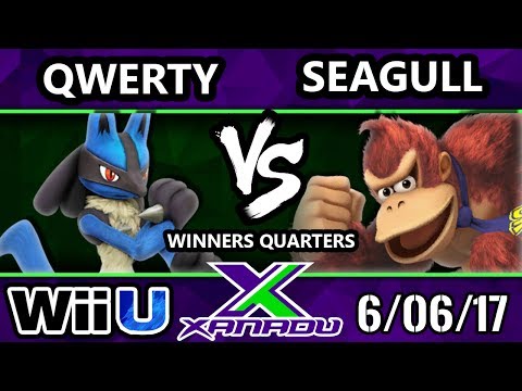 S@X 205 - Qwerty (Lucario) Vs. InC|Seagull (Donkey Kong) - SSB4 Winners Quarters - Smash 4