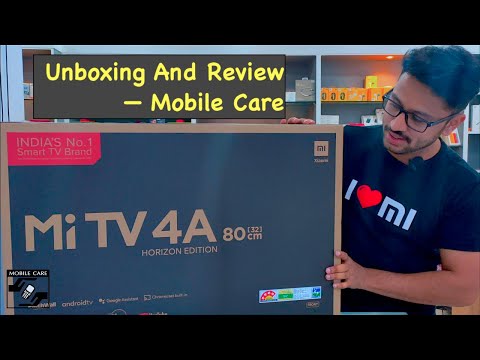 HORION 32" Portable Smart TV Monitor with Wheels, Movable Google TV, No Battery, Non-Touchscreen video review thumbnail