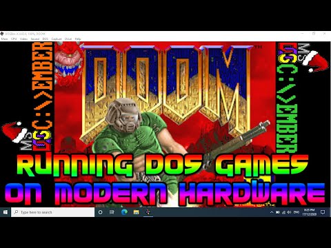 DOS gaming on a modern PC using DOSBox-X - DOSBox tutorial #DOScember