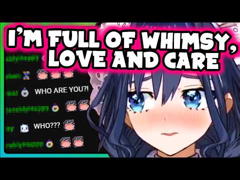 Kronii: I'm not sarcastic... Chat: Who are you?! Kronii: I'm not sarcastic... Chat: Who are you?!