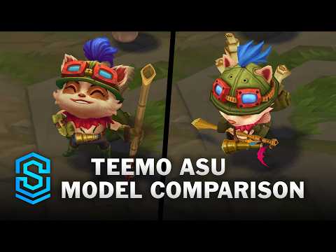 NEW vs OLD Teemo ASU Model Comparison | League of Legends
