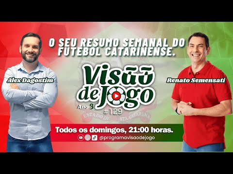 #129 Programa Visão de Jogo -  Com Renato Semensati e Alex Dagostim
