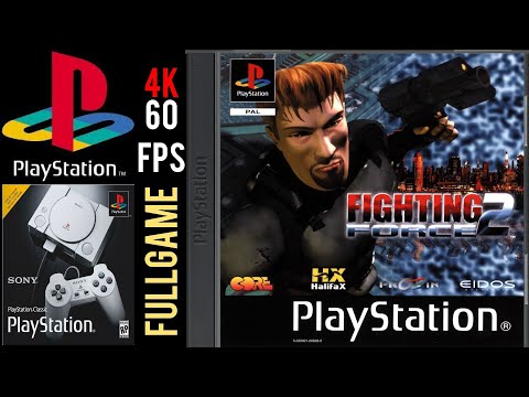 Fighting Force 2 {ps1} { 4K60fps UHD Longplay Walkthrough Playthrough full Movie Game}
