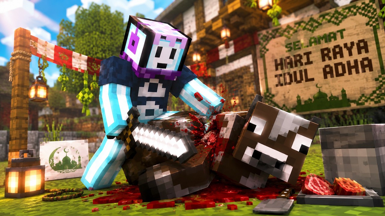 INSIDEN SEMBELIH SAPI DI MINECRAFT