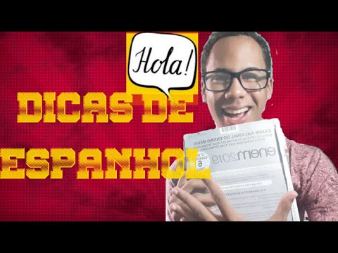 COMO ESTUDAR ESPANHOL PARA O ENEM (gravado em espanhol) - ENEMizando