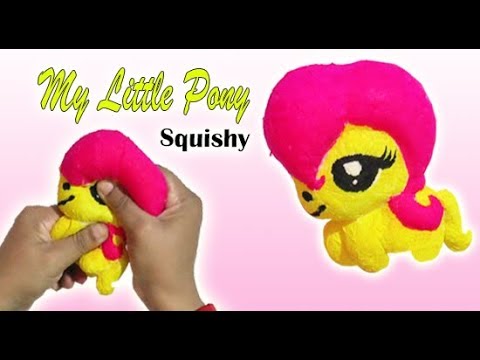 DIY Squishy My Little Pony | Cara Membuat Squishy My Little Pony Apple Blossom