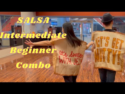 Salsa Dance - Intermediate/Beginner Combination