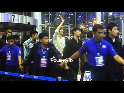 121125 EXO @ Suvarnabhumi Airport BKK Back to Korea