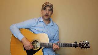 Hangin' On - Chris Young - Guitar Lesson | Tutorial