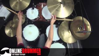 Behind These Hazel Eyes Intro On Drums