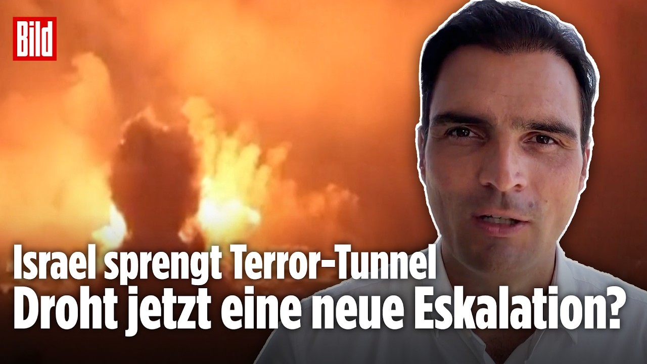 Israel sprengt Terror-Tunnel: Droht jetzt wieder eine neue Eskalation?