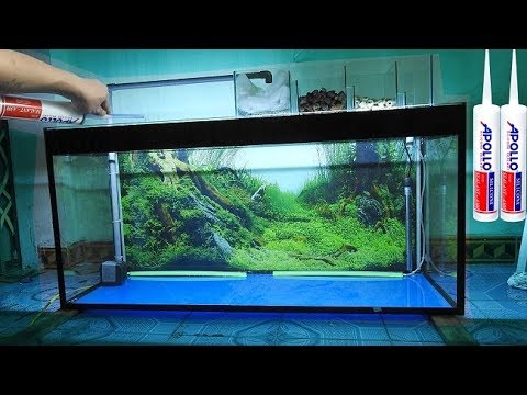 Aquarium model 1 - How to make an aquarium - [Piece of Paper]