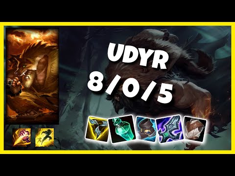 Udyr vs Olaf BR Challenger JUNGLE (8/0/5) Gameplay Replay - Patch 10.23