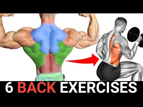 6 Effective exercises for big back 🔥