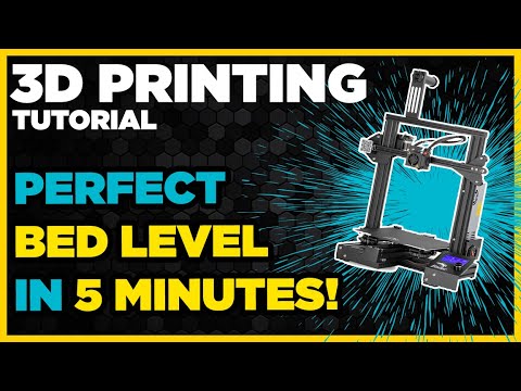 How to Level Your Ender 3 Bed in 5 Minutes or Less! | 3D Printing Tutorial