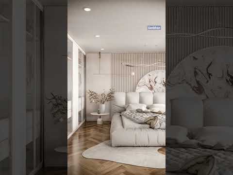 bedroom architectural  drawing | interior design #senkhan @senkhan07