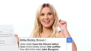 Millie Bobby Brown Answers the Webs Most Searched 