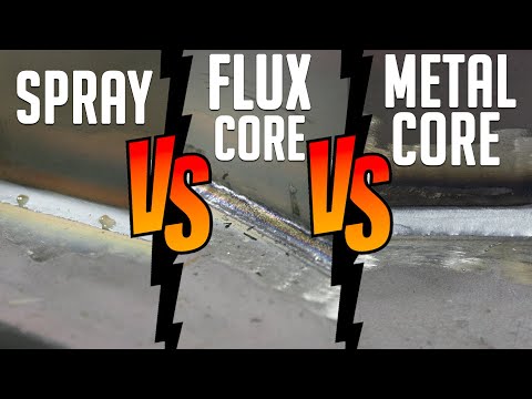 MIG vs. Flux Core vs. Metal Core