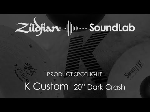 Zildjian 20 Inch K Custom Dark Crash Cymbal K0979 642388314166 image 6