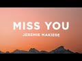 Jérémie Makiese - Miss You (Lyrics) Eurovision 2022