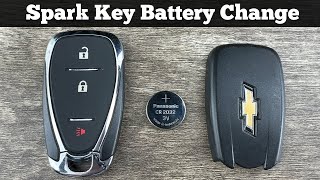 2016 - 2022 CHEVY SPARK Remote Key Fob Battery Replacement - How To DIY Change Replace Batteries