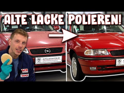 So poliert man alte Lacke richtig!