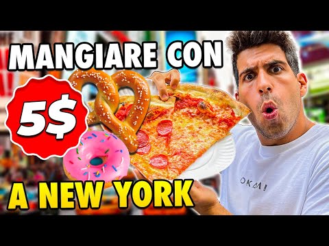 MANGIO SOLO CIBO SOTTO I 5 DOLLARI A NEW YORK
