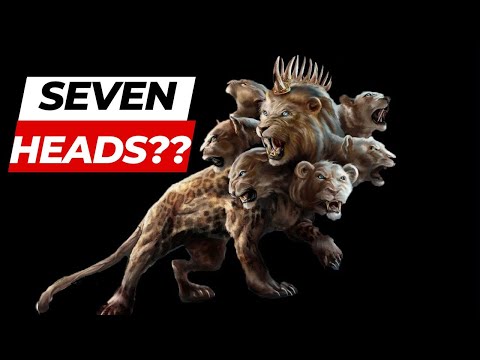 Who are the 7 heads on the Dragon and the Beast of Revelation?