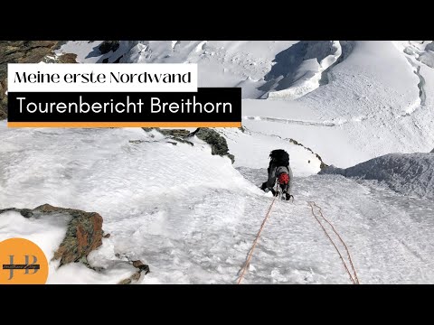Breithorn Nordwand - via Triftjigrat zum Gipfel