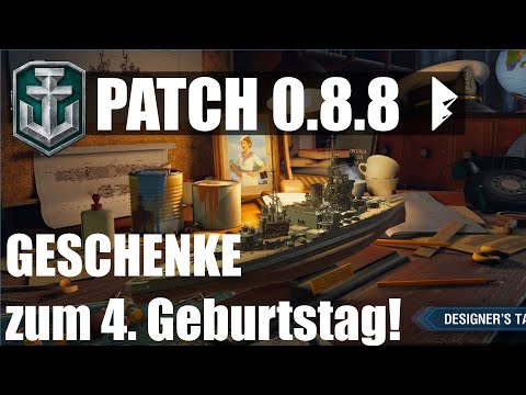 PATCH 0.8.8 - JUBILÄUM & SUPERCONTAINER! - World of Warships | [Info] [Deutsch] [60fps]