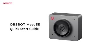 OBSBOT Meet SE AI-Powered Full HD Webcam (Space Gray) OBSBOT Meet SE AI-Powered Full HD Webcam (Space Gray)