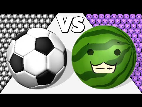 GOING BALLS ❌ WATERMELON RUN 3D - Level Up Ball. Satisfying Mobile Games!