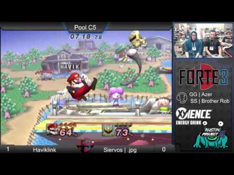 Forte 3-Haviklink (Wario) vs Siervos | .jpg (Fox,Mewtwo) Pools