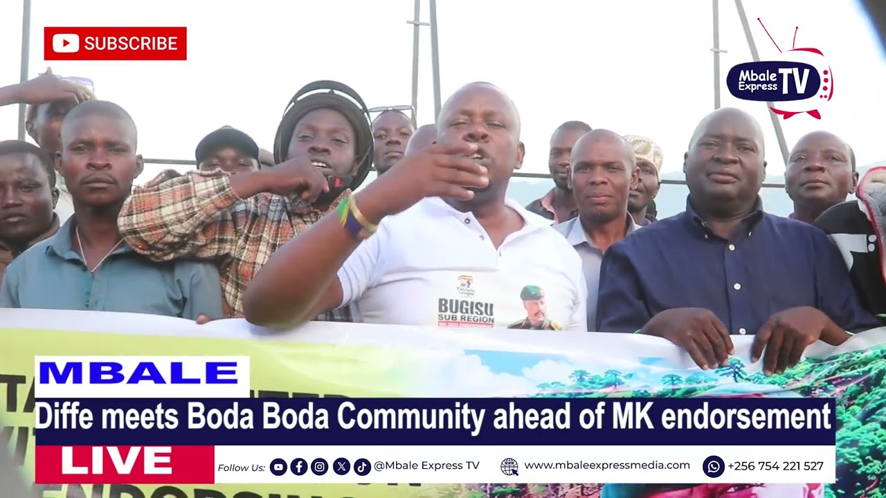 Mbale City boda boda riders join Muhoozi endorsement caravan