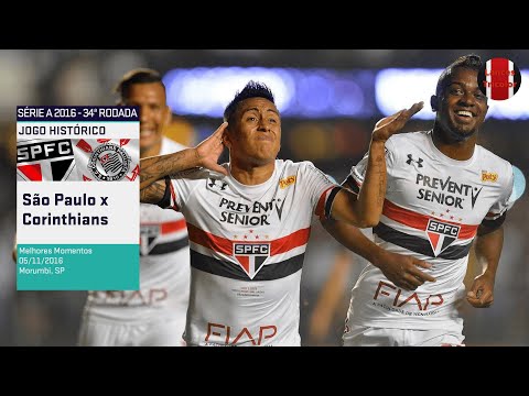 Jogos Históricos - Melhores Momentos - São Paulo 4x0 Corinthians - Brasileirão 2016