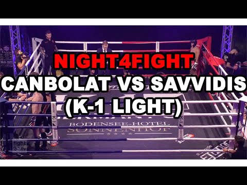 Night4Fight 2018 - Canbolat vs Savvidis (K-1 Light)