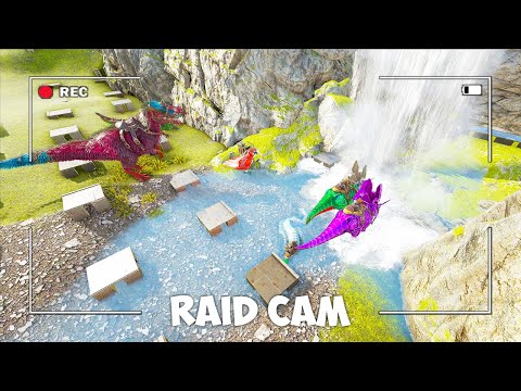 Ark Raid Cam - Ragnarok Highlands Cave Raid Gets Countered!