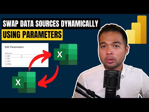 SWAP DATA SOURCES EASILY using Parameters in Power BI // Beginners Guide to Power BI in 2022