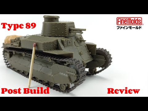 Type 89 I-Go medium tank (Hachikyū-shiki chū-sensha I-gō) - Post-build review - Fine Molds FM62