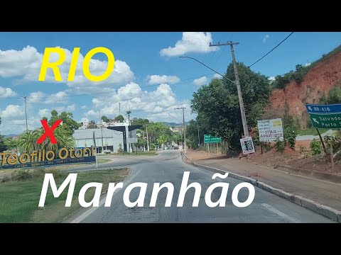 Viagem Rio ao Nordeste,  #Santa Rita MA, trecho de #Governador  Valadares x Itaobin  MG vídeo #6