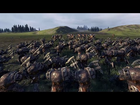 Black Orc Vs Minotaur - Total War Warhammer 2