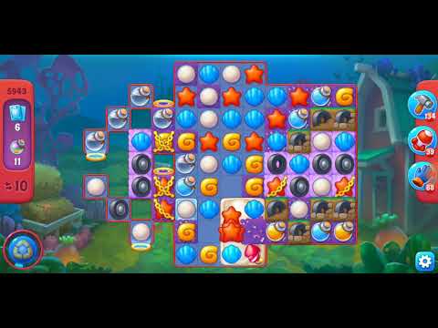 Fishdom. 5943 hard level no boosters and diamonds