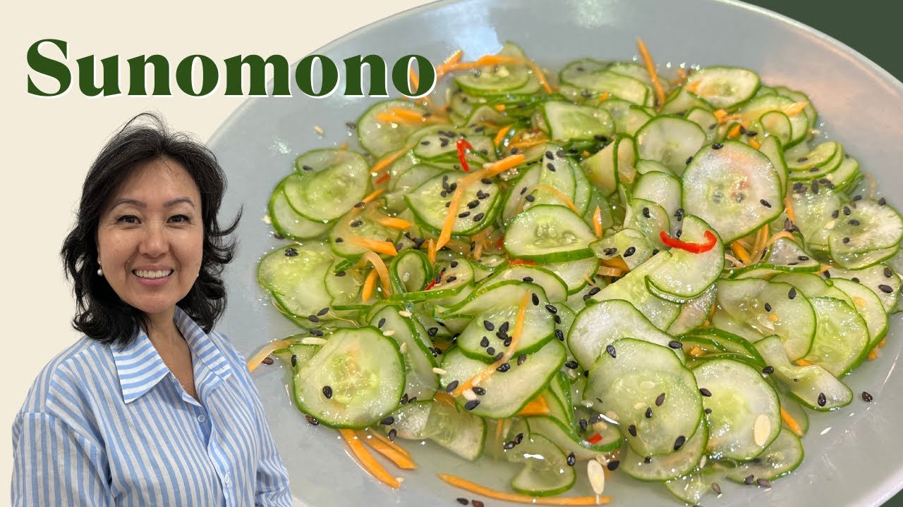 SUNOMONO | Como fazer essa salada de pepino japonês em conserva