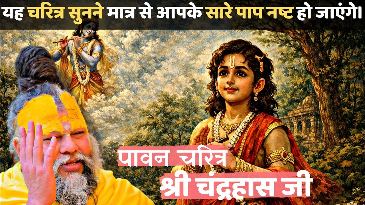 भक्त चरित्र श्री चंद्रहास जी ,जिनको बचपन में ही नारद जी मिलने आए। @BhajanMarg #premanandjipravachan