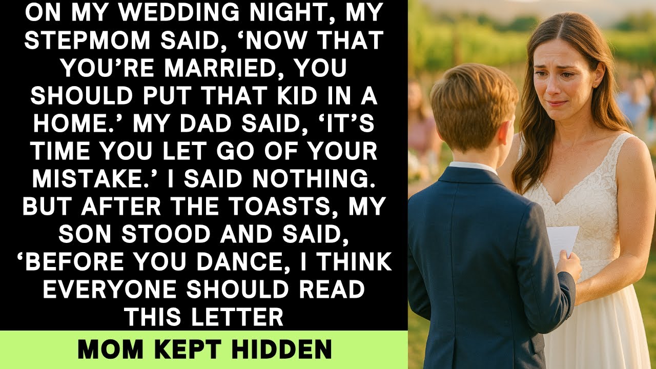 My Stepmom Told Me to Abandon My Son on My Wedding Night. Then He Read a Letter That Changed...