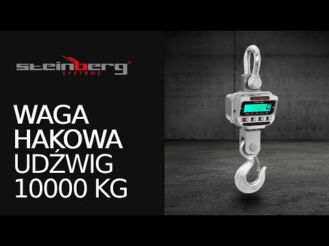 Video - Waga hakowa - 10 t / 2 kg - LCD