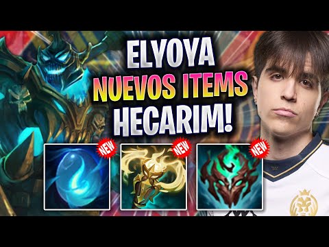 ELYOYA JUEGA HECARIM JUNGLA CON LOS NUEVOS ITEMS! - MAD Elyoya Juega Hecarim Top! | Preseason 2023