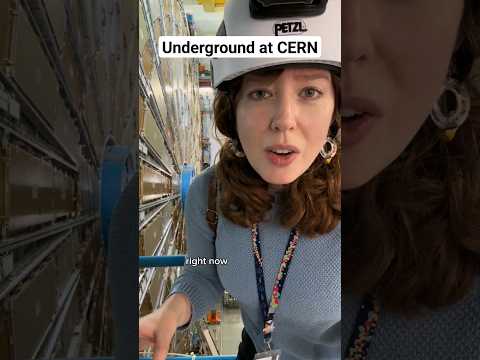Underground at CERN #hadroncollider #cern #shorts